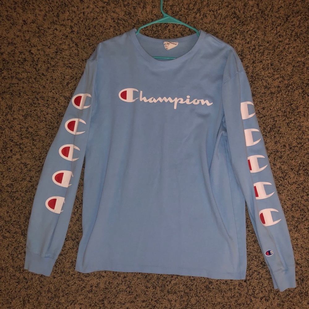 Champion Long Sleeve Graphic Tee Shirt